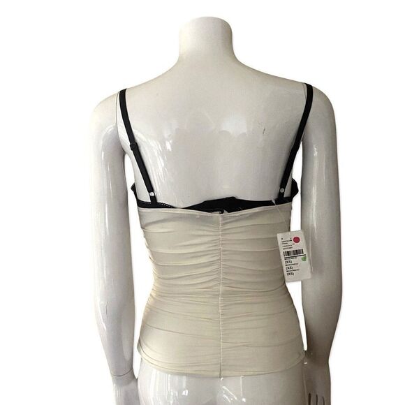 Miaou Renzo Bustier Peek A Boo Bra Dolce Corset Tank Top Revolve NWT Sz XS - Picture 9 of 13
